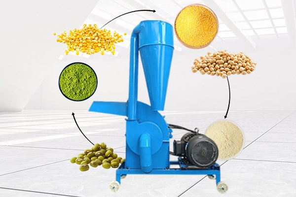 ST-HC400 feed hammer mill grain grinder for small farm