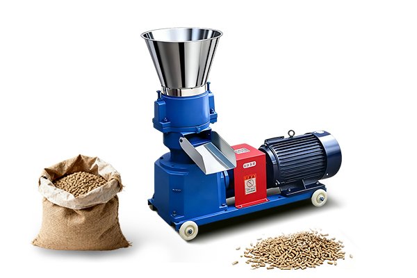 Flat mold pellet machine