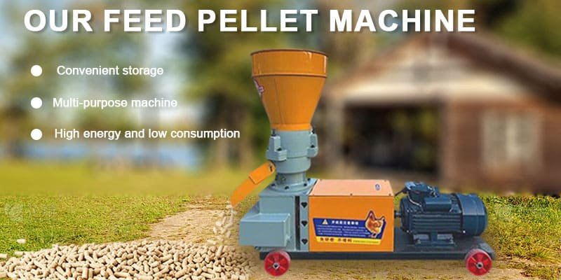 A shiny animal feed pellet machine ready for use