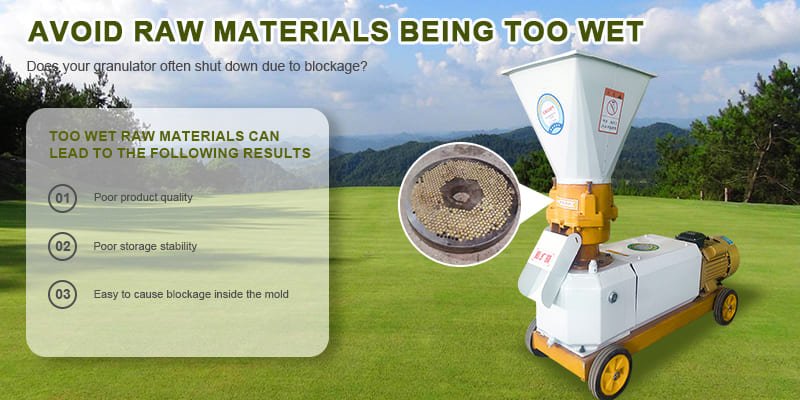 a close-up of a clogged pellet machine die