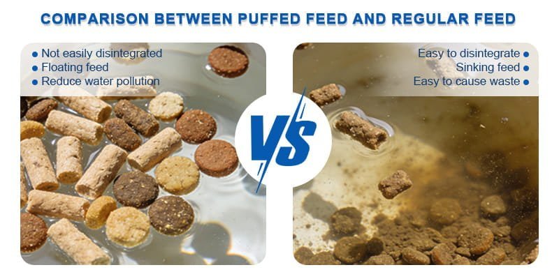 High-quality aquatic feed samples with long-time buoyancy test