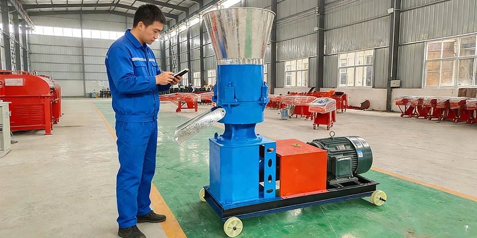 A photo of the STROSEN manufacturing facility with quality control inspectors.