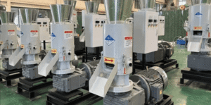 Household wood pellet machine
