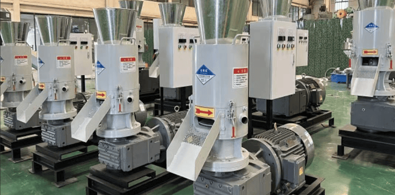 Household wood pellet machine
