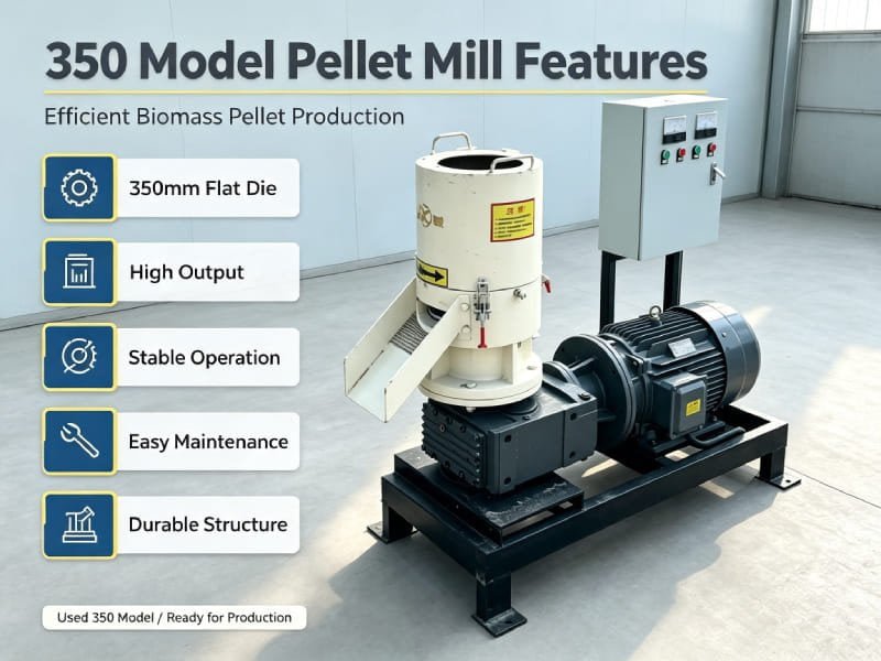 350 Model Pellet Mill Features