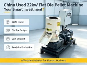 China Used 22kW Flat Die Pellet Machine: Your Smart Investment?