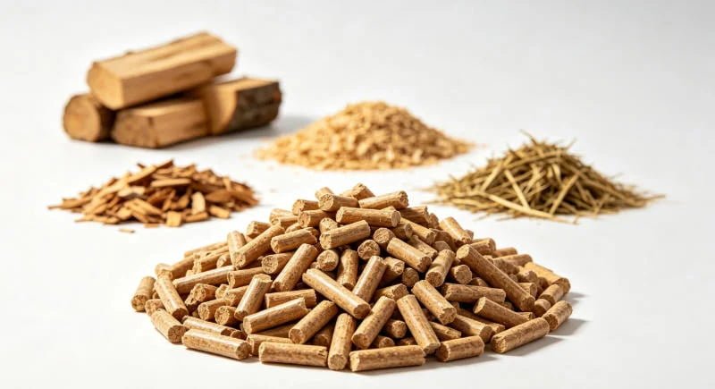 premium biomass fuel pellets made by flat die pellet machine